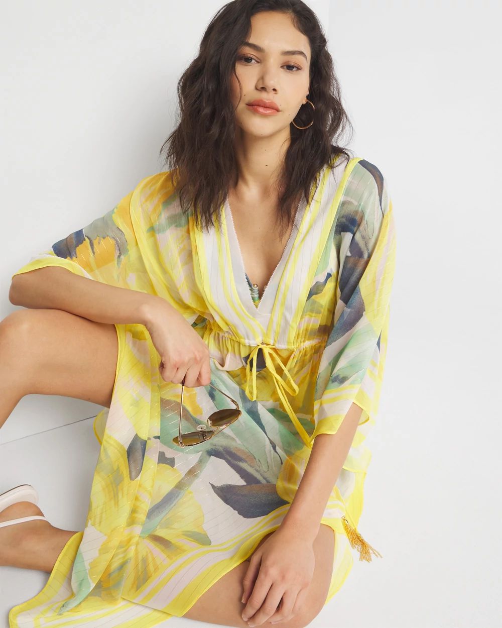 Maxi Chiffon Cover-Up | White House Black Market